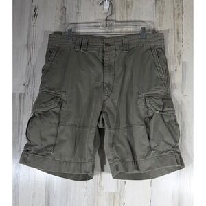 Polo Ralph Lauren Classic Fit Cargo Shorts Men Size 36 Tan Khaki Cotton Casual